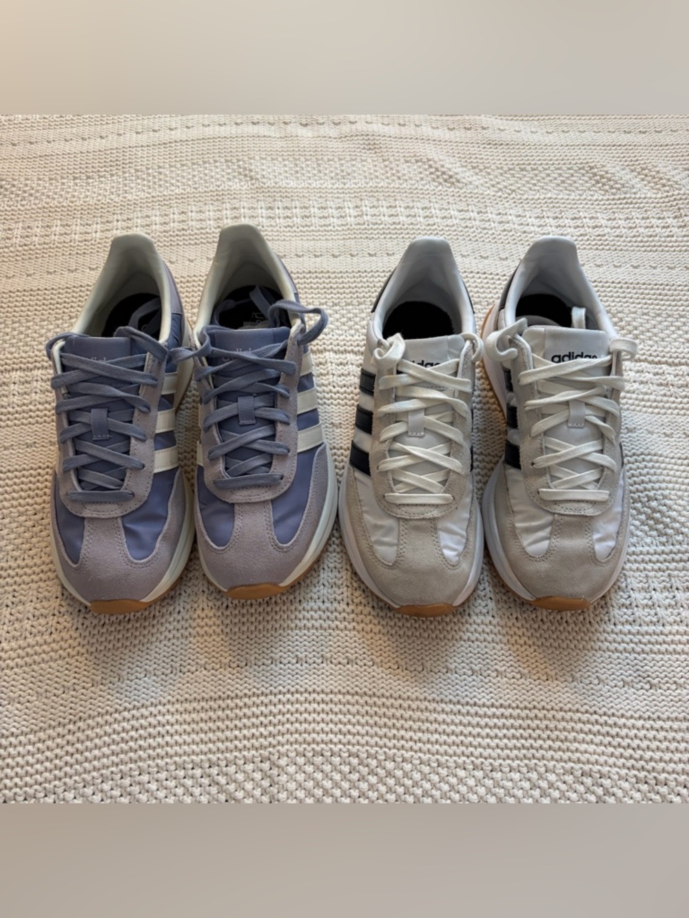adidas LOT Run 70s 2.0 women’s size 7.5 
White black purple